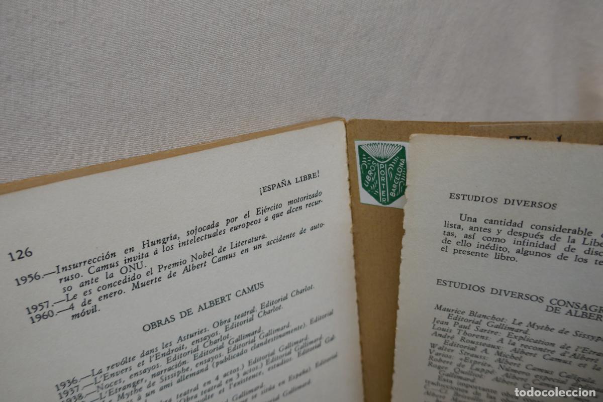 Libros de segunda mano: Albert Camus &iexcl; Espa&ntilde;a libre! Editorial J&uacute;car 1978 - Foto 15