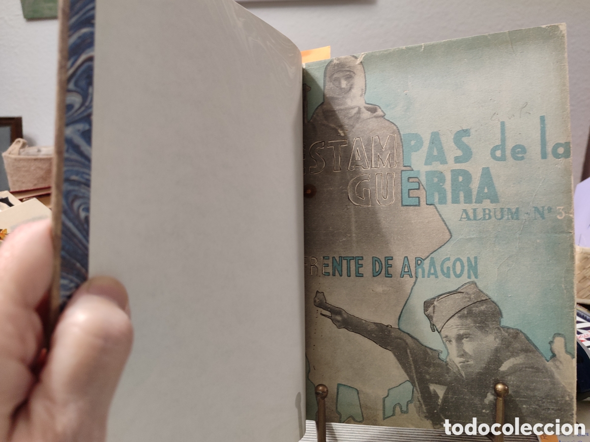Libri di seconda mano: FRENTE DE ARAG&Oacute;N. &Aacute;lbum 3 de ESTAMPAS DE LA GUERRA. F. de Urrutia.