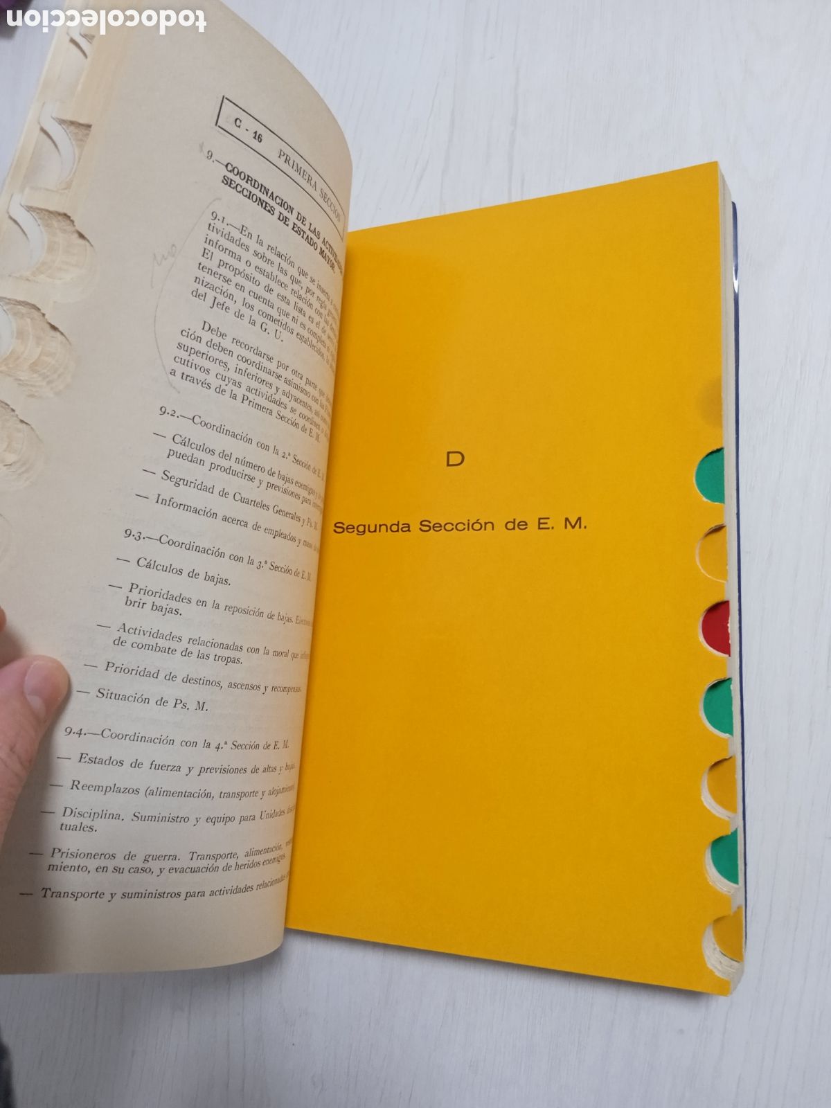 Libros de segunda mano: ANTIGUO MANUAL DE ESTADO MAYOR DEL EJERCITO - Foto 7