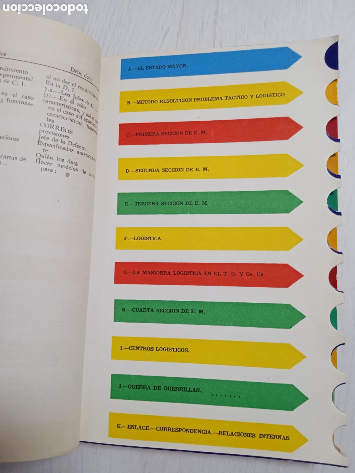 Libros de segunda mano: ANTIGUO MANUAL DE ESTADO MAYOR DEL EJERCITO - Foto 10