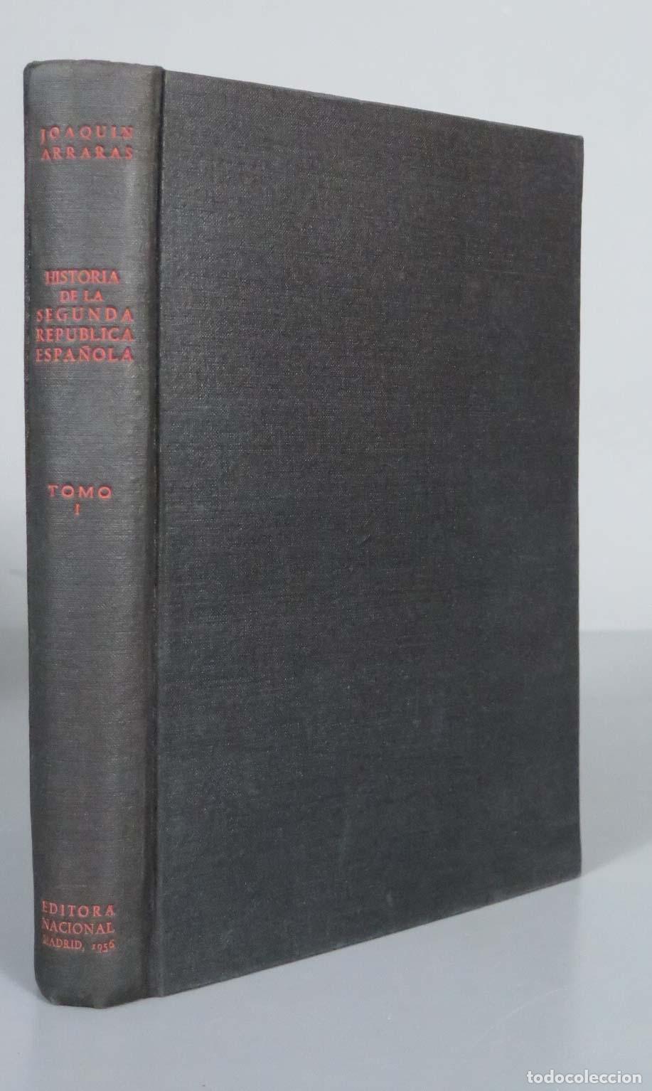 Second hand books: Historia de la segunda republica espanola Arrar&aacute;s. TOMO I