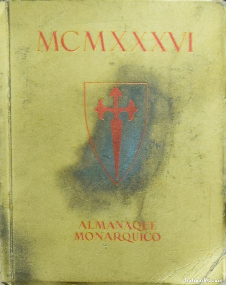 Libros de segunda mano: ALMANAQUE MON&Aacute;RQUICO DE BOLSILLO 1936 - Foto 1