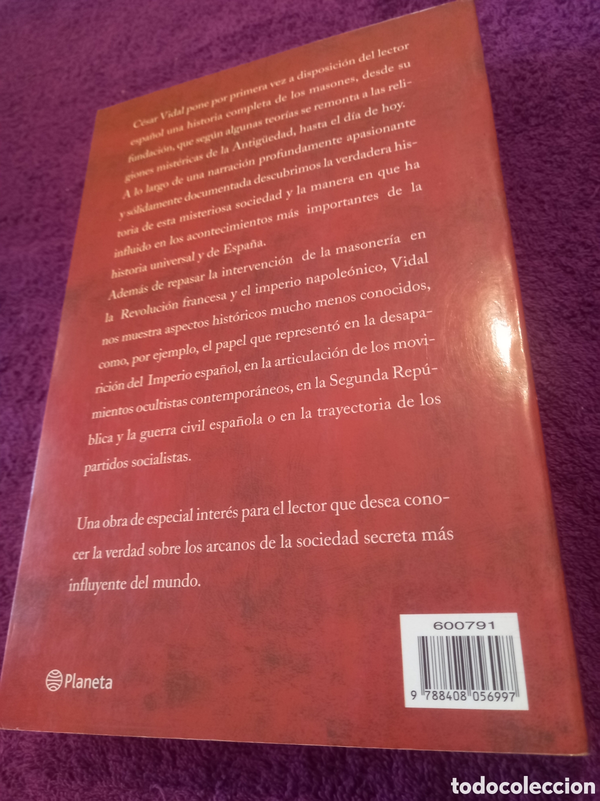 Libros de segunda mano: Los masones. C&eacute;sar Vidal. - Foto 3