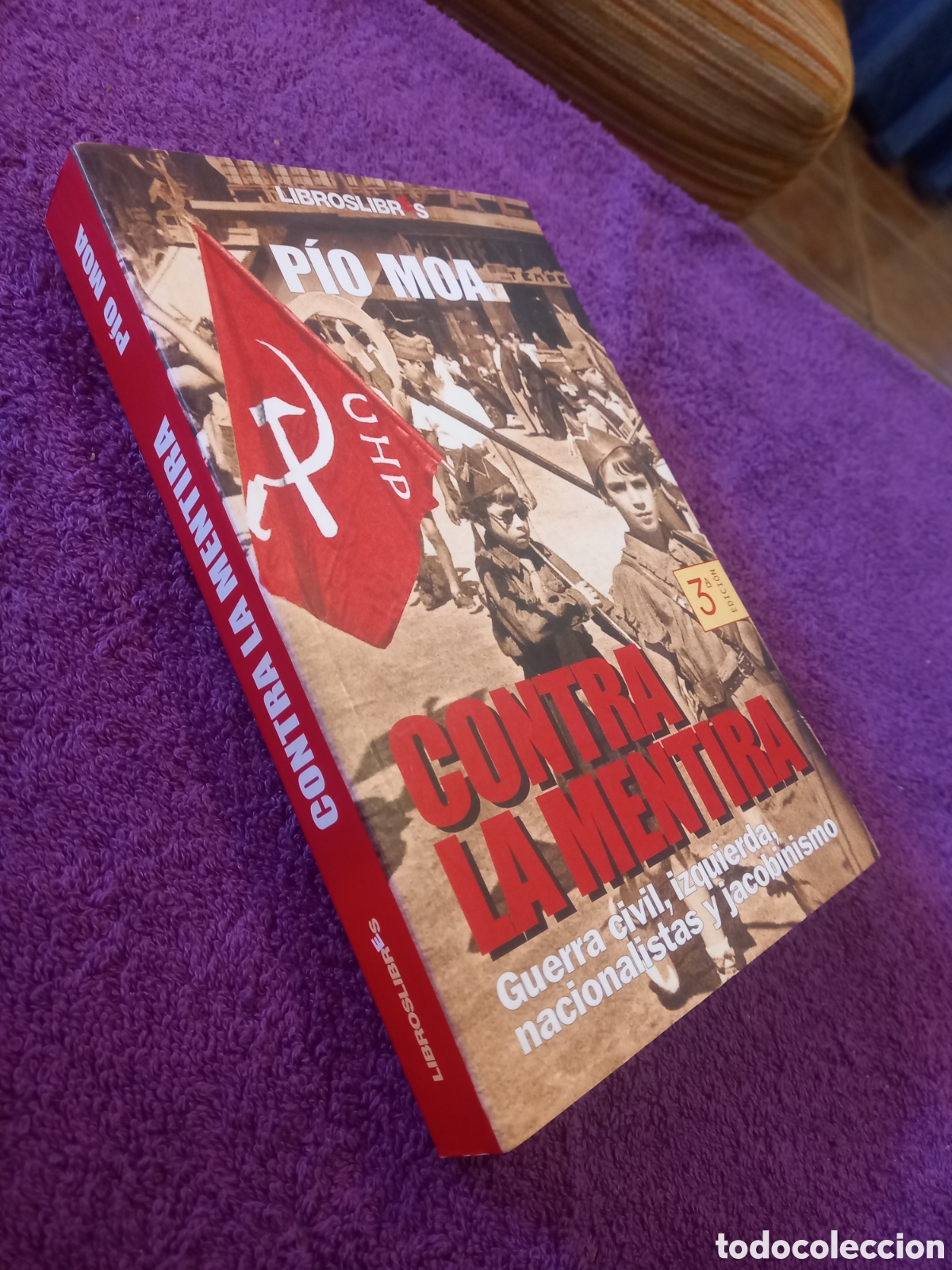 Libros de segunda mano: Contra la mentira. P&iacute;o Moa. - Foto 2