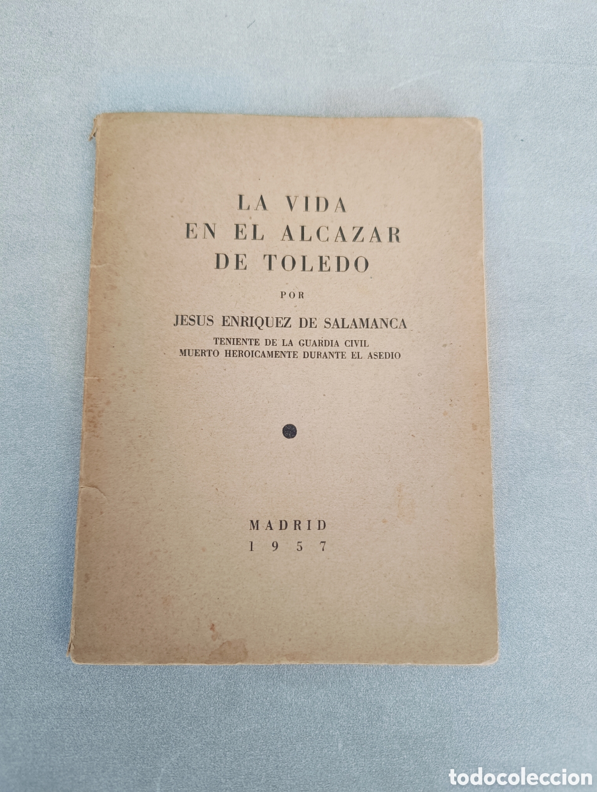 Libri di seconda mano: JES&Uacute;S ENR&Iacute;QUEZ DE SALAMANCA. LA VIDA EN EL ALC&Aacute;ZAR DE TOLEDO. 1957