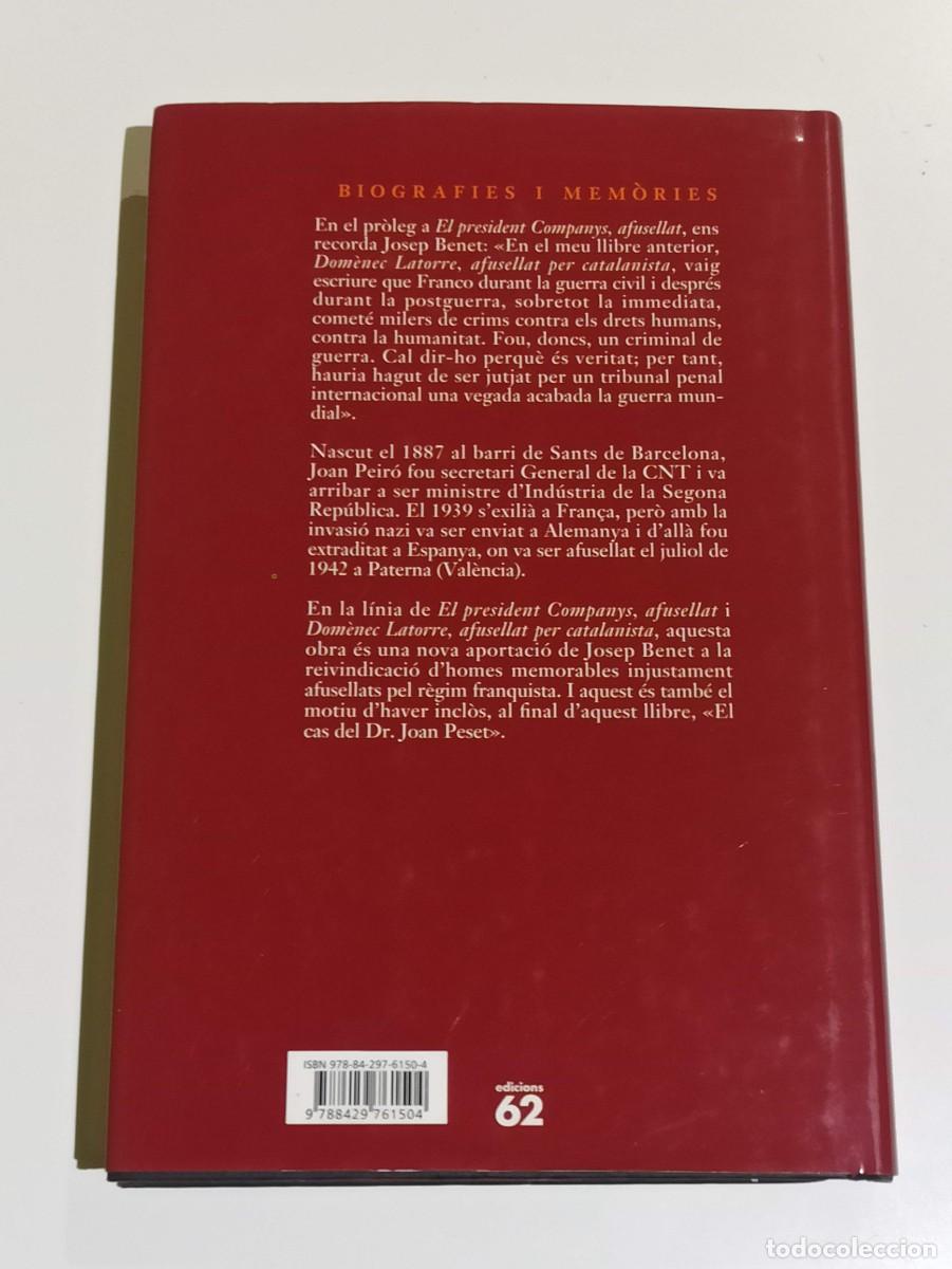 Libros de segunda mano: Libro Joan Periro afusellat - Foto 2