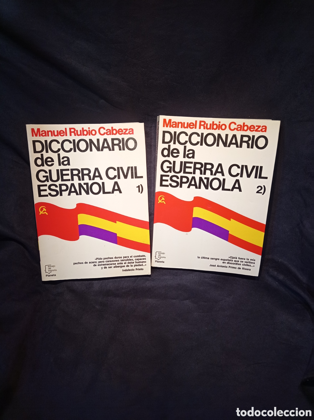 Gebrauchte B&uuml;cher: DICCIONARIO DE LA GUERRA CIVIL ESPA&Ntilde;OLA 2 TOMOS. MUY BUEN ESTADO