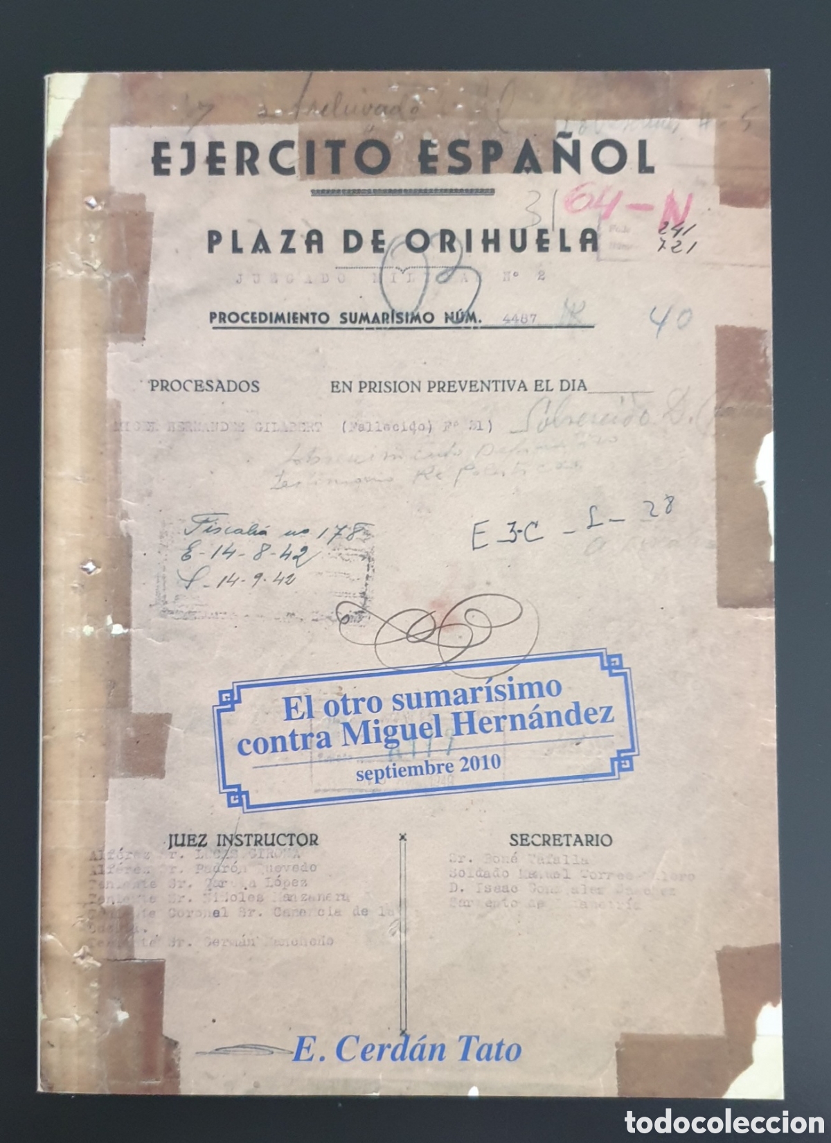 Gebrauchte B&uuml;cher: Ej&eacute;rcito espa&ntilde;ol plaza de orihuela E Cerd&aacute;n Tato