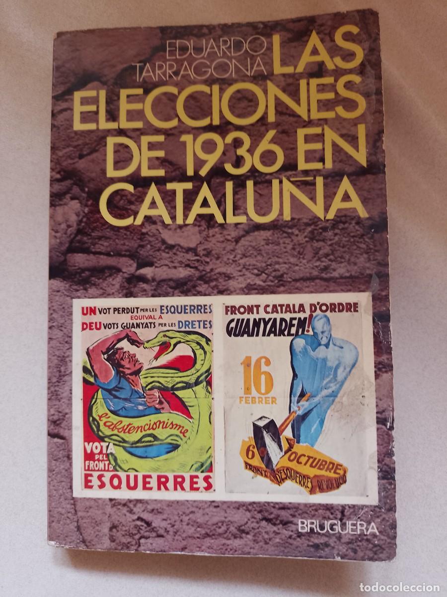 Libros de segunda mano: LAS ELECCIONES DE 1936 EN CATALU&Ntilde;A - Foto 1