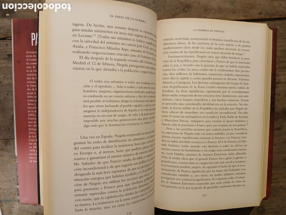 Libros de segunda mano: El Final de la Guerra. Paul Preston. - Foto 5