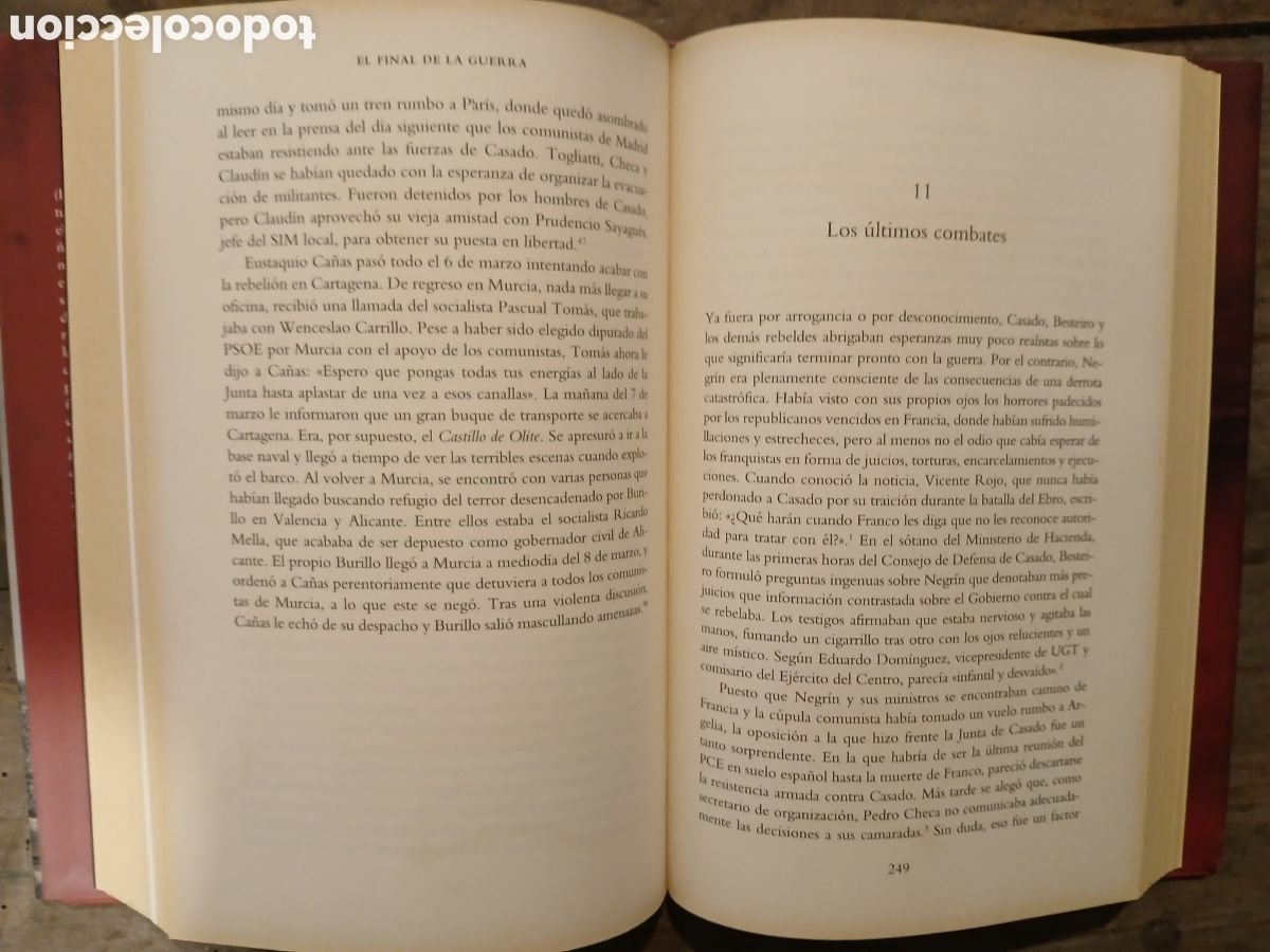 Libros de segunda mano: El Final de la Guerra. Paul Preston. - Foto 10
