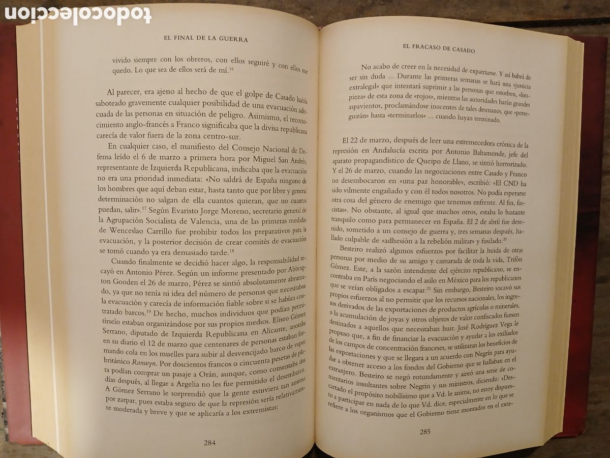 Libros de segunda mano: El Final de la Guerra. Paul Preston. - Foto 11