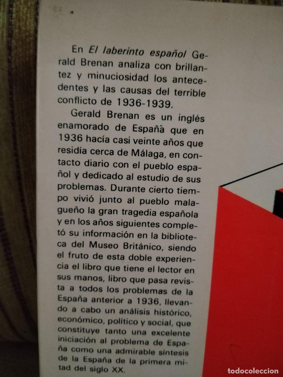 Libros de segunda mano: El laberinto espa&ntilde;ol - Foto 4