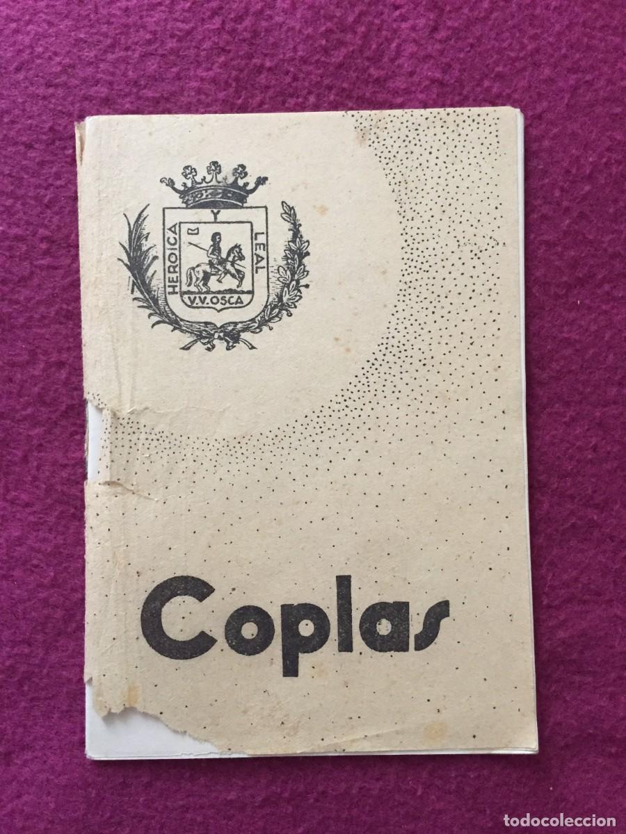 Second hand books: HUESCA 1938 ( GUERRA CIVIL ) CONCURSO COPLAS - JOTAS ( HUESCA VENCEDORA ) 30 P&Aacute;GINAS