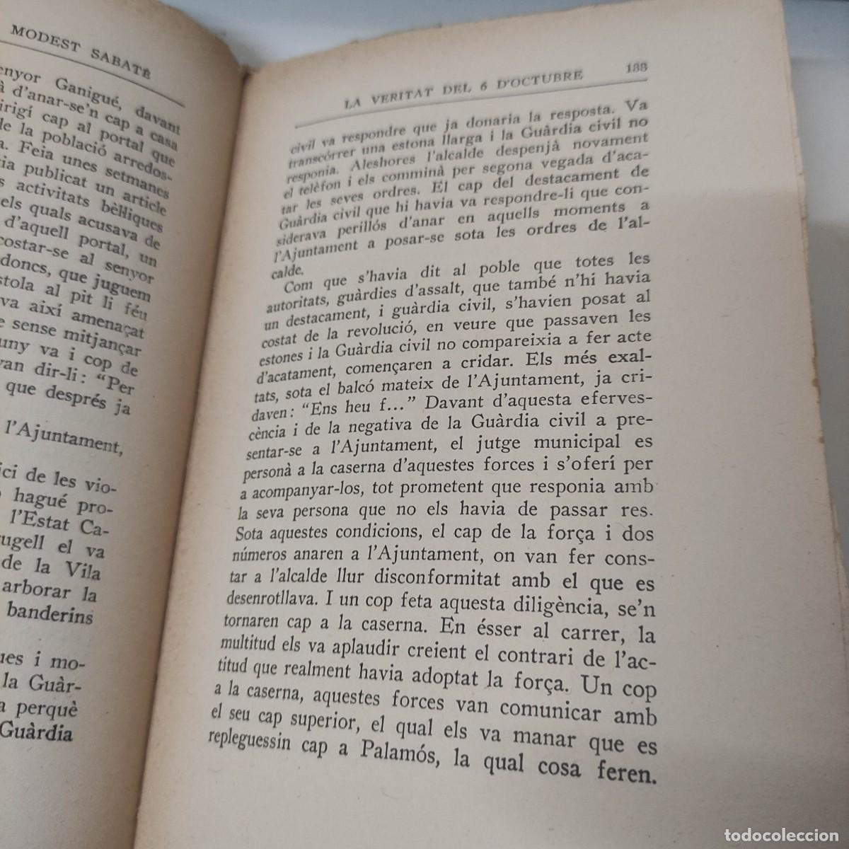 Libros de segunda mano: LA VERITAT DEL 6 D&rsquo;OCTUBRE - Foto 8