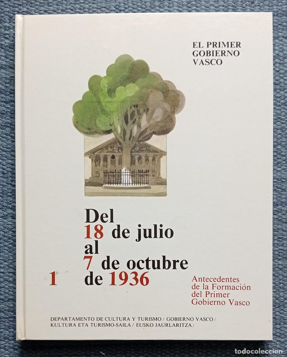Libros de segunda mano: El Primer Gobierno vasco - Foto 2