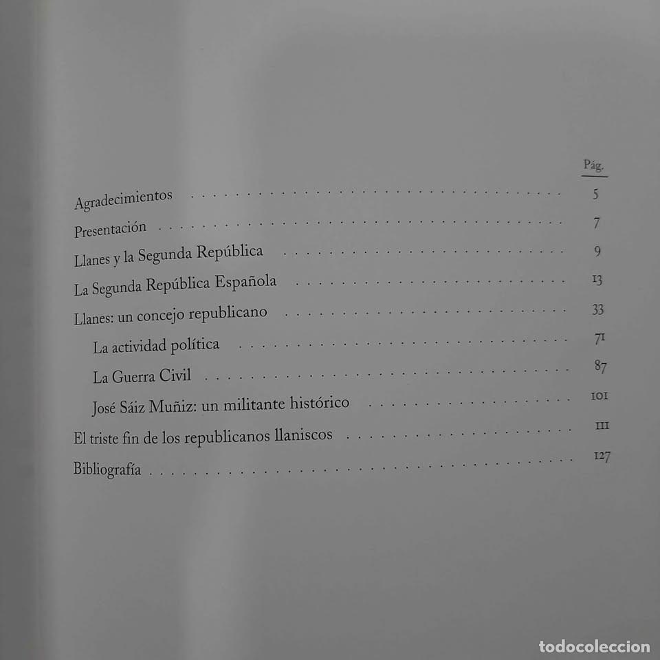 Libros de segunda mano: Llanes y la Segunda Rep&uacute;blica. 2003 - Foto 2