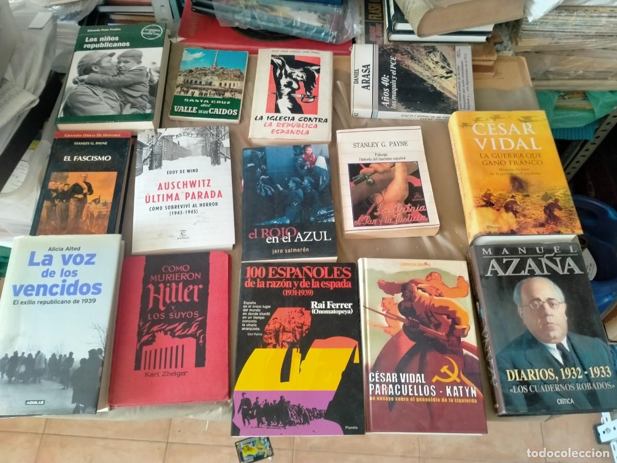 Libri di seconda mano: libros de guerra gran lote variados 72 ejemplares 2 guerra mundial etc