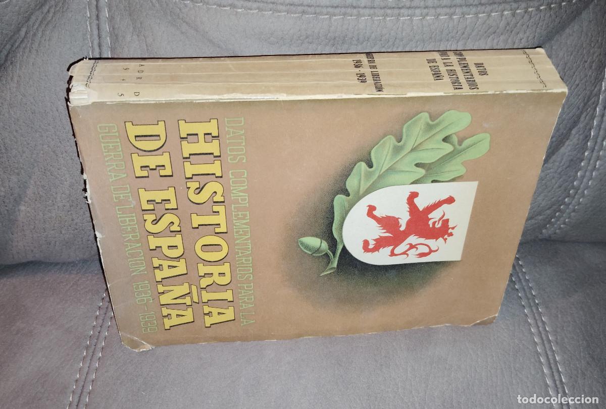 Libri di seconda mano: DATOS COMPLEMENTARIOS PARA LA HISTORIA DE ESPA&Ntilde;A, GUERRA DE LIBERACI&Oacute;N 1936/39, Env&iacute;o gratis