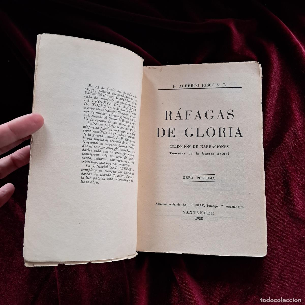 Libros de segunda mano: R&Aacute;FAGAS DE GLORIA. P. Alberto Risco. 1938 - Foto 4