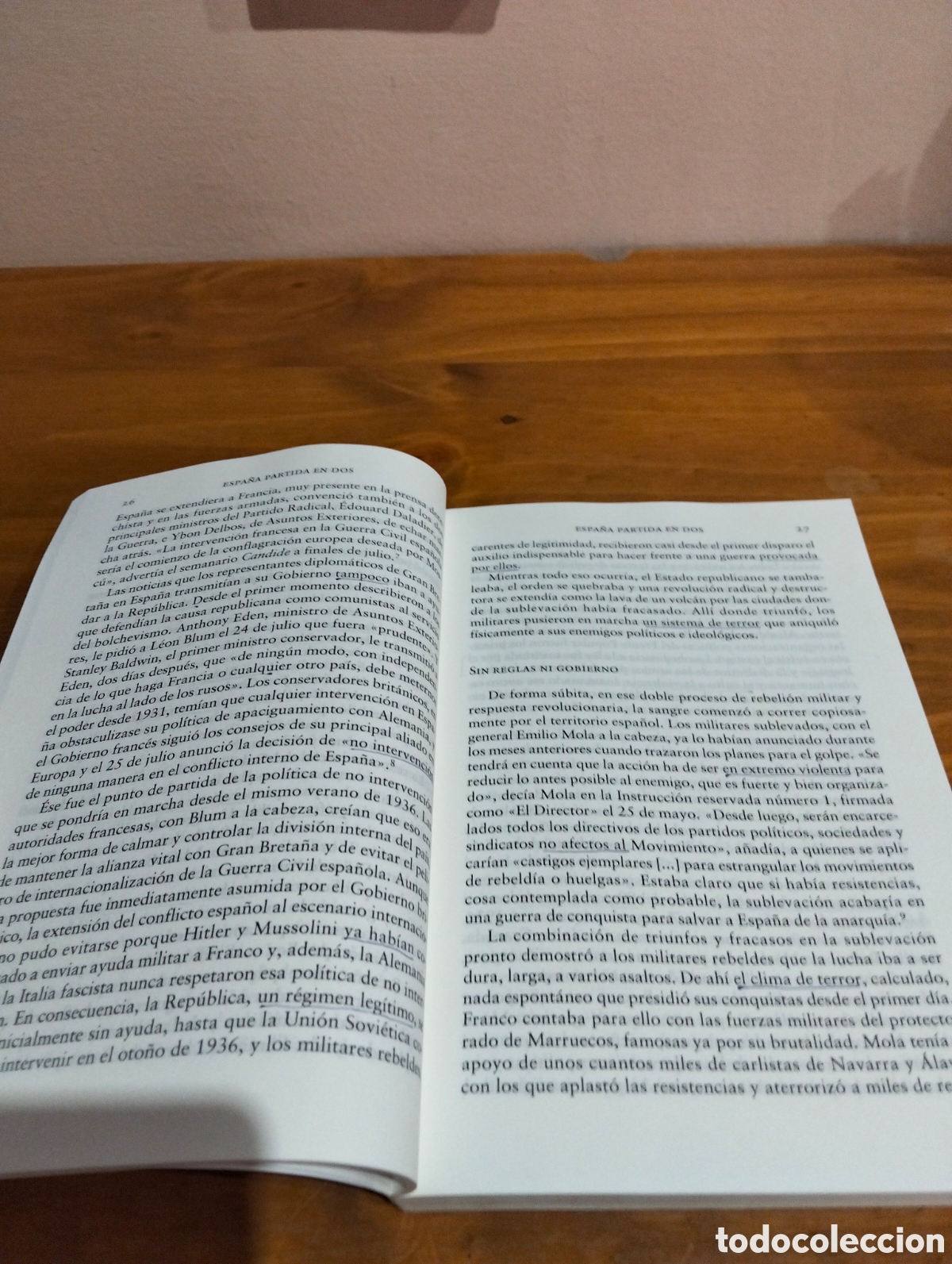Libros de segunda mano: Espa&ntilde;a partida en dos. - Foto 3