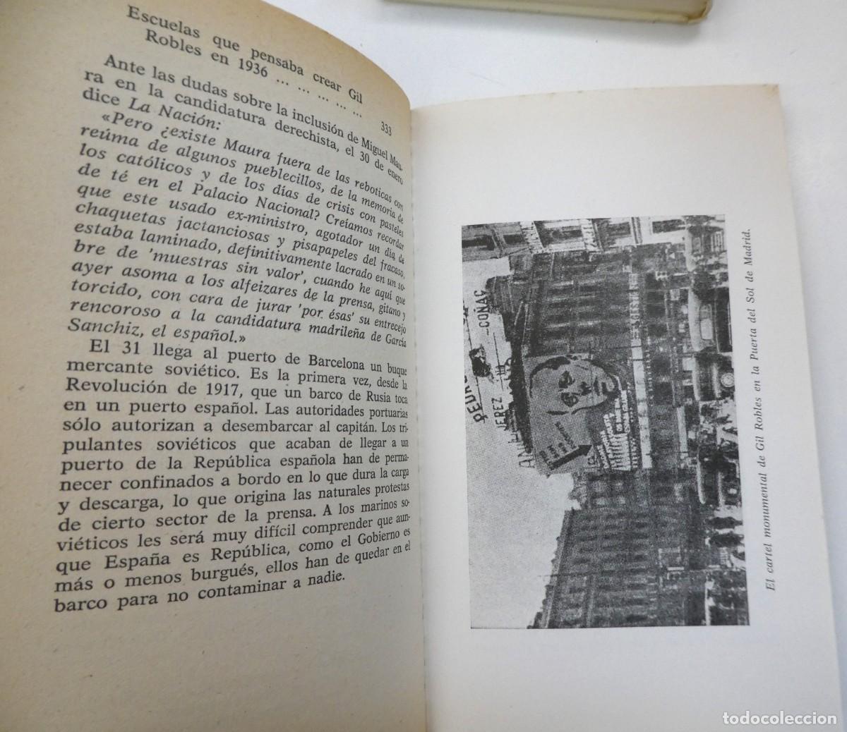 Libros de segunda mano: Federico Bravo Morata La Rep&uacute;blica III: El Frente Popular en el Poder - Foto 2