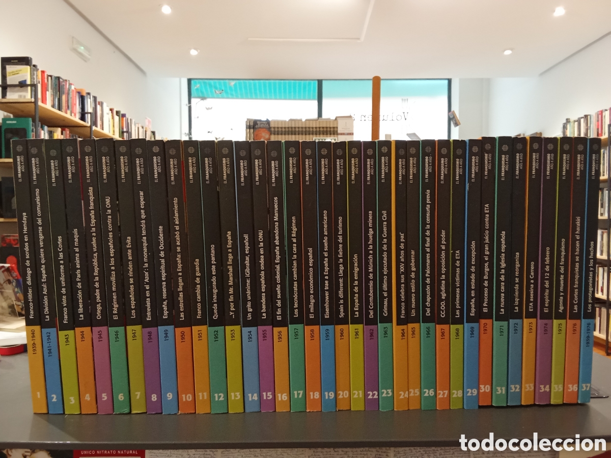 Libri di seconda mano: El franquismo A&ntilde;o a A&ntilde;o 37 vol&uacute;menes - El Mundo
