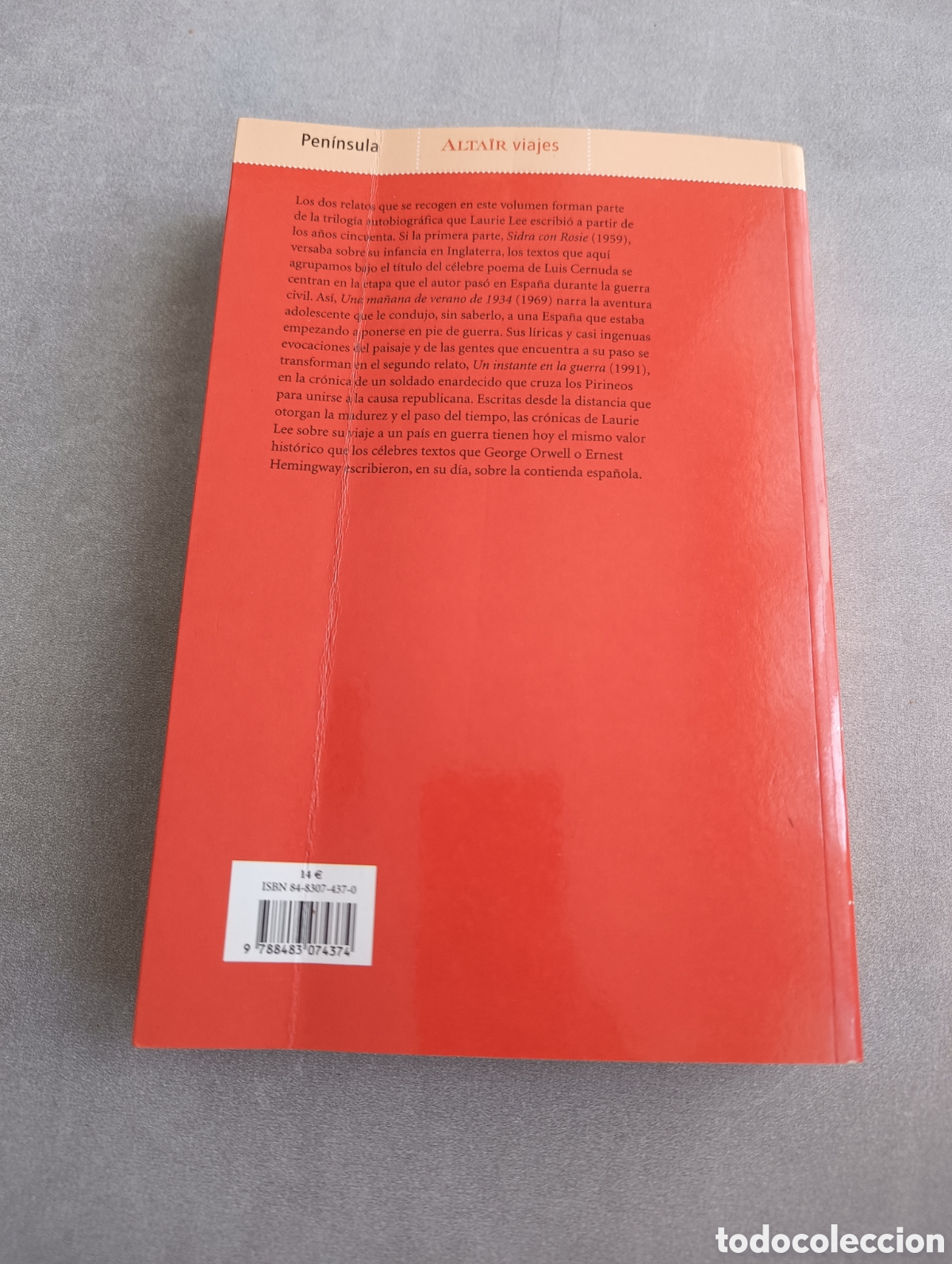 Libros de segunda mano: D&iacute;ptico espa&ntilde;ol. Laurie Lee - Foto 3