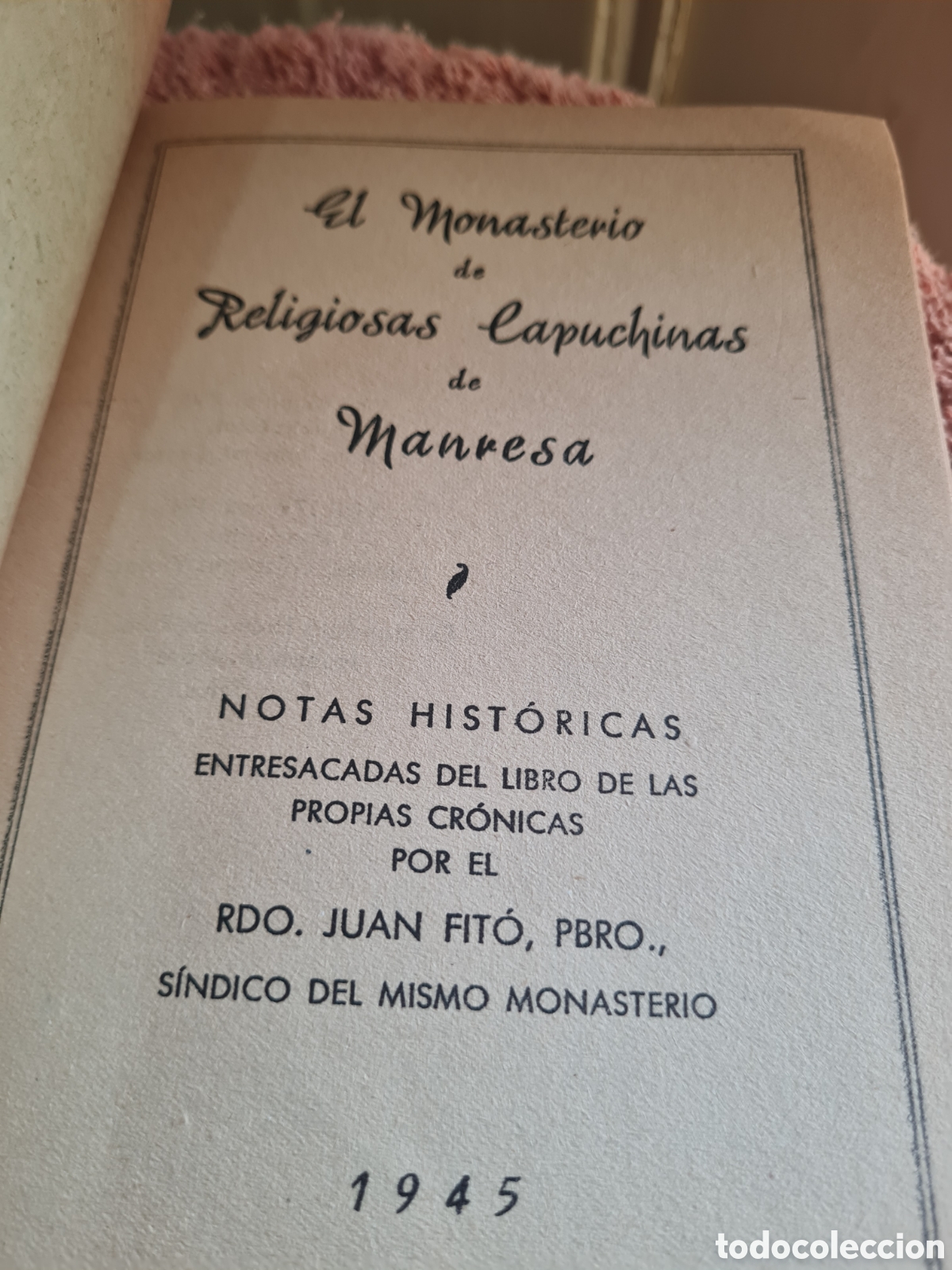 Libros de segunda mano: El Monasterio de Religiosas Capuchinas de Manresa - Foto 2