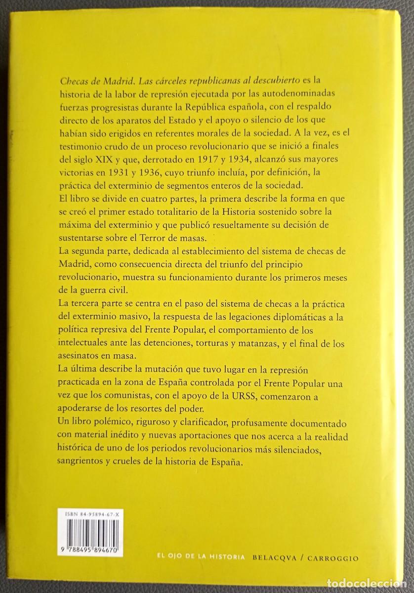 Libros de segunda mano: C&eacute;sar Vidal . Checas de Madrid - Foto 2
