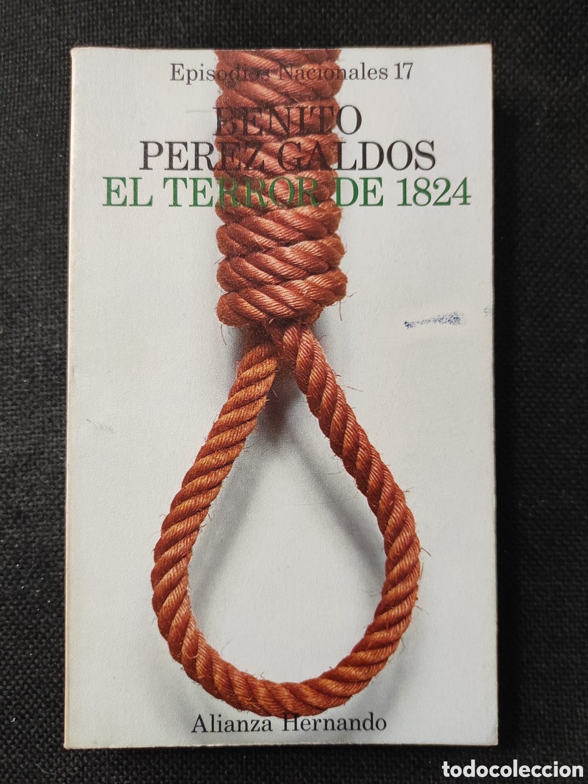 Second hand books: Libro de lectura - El terror de 1824
