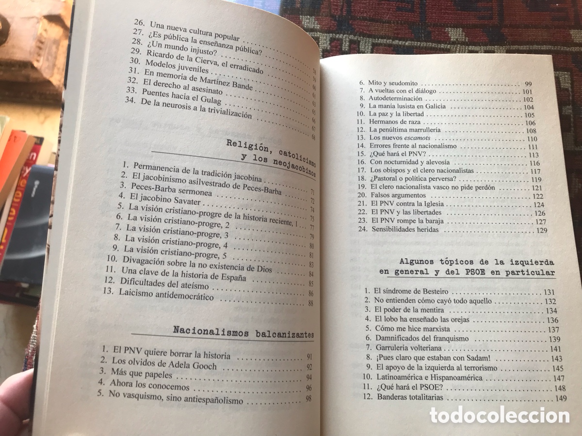 Libros de segunda mano: Contra la mentira. P&iacute;o Moa. Libros libres - Foto 6