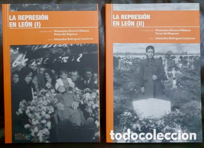Libros de segunda mano: La represi&oacute;n en Leon. 2 vol&uacute;menes. - Foto 1