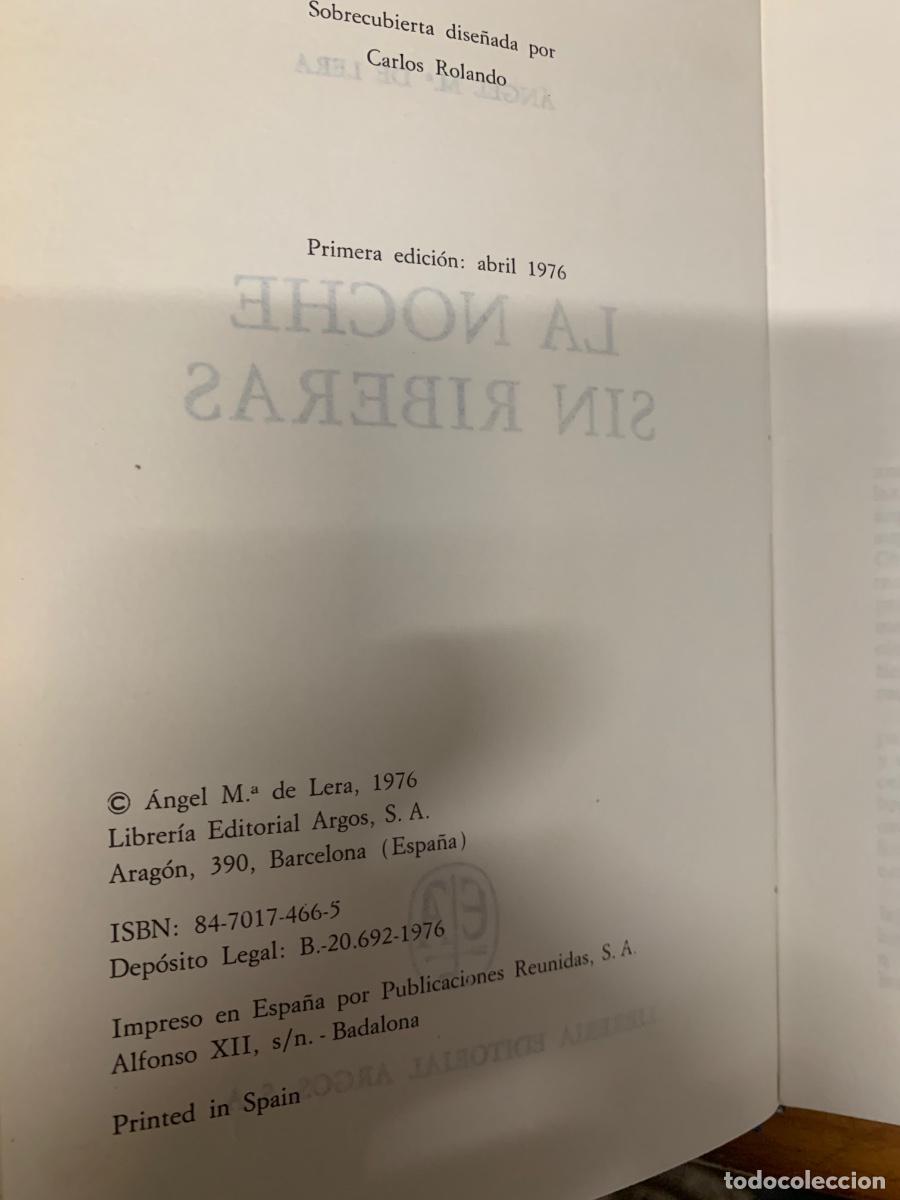 Libros de segunda mano: La noche sin riberas (Bols 36) - Foto 3