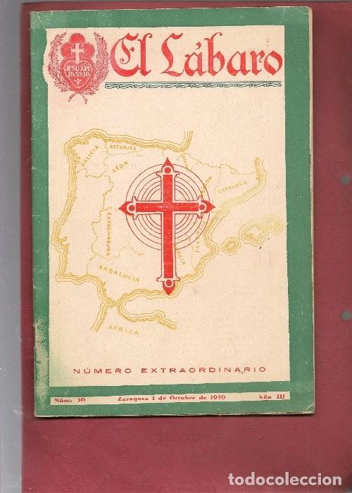 Gebrauchte B&uuml;cher: EL LABARO, EXTRAORDINARIO n&ordm; 30 HEROES Y MARTIRES DE LA CRUZADA ( guerra civil)