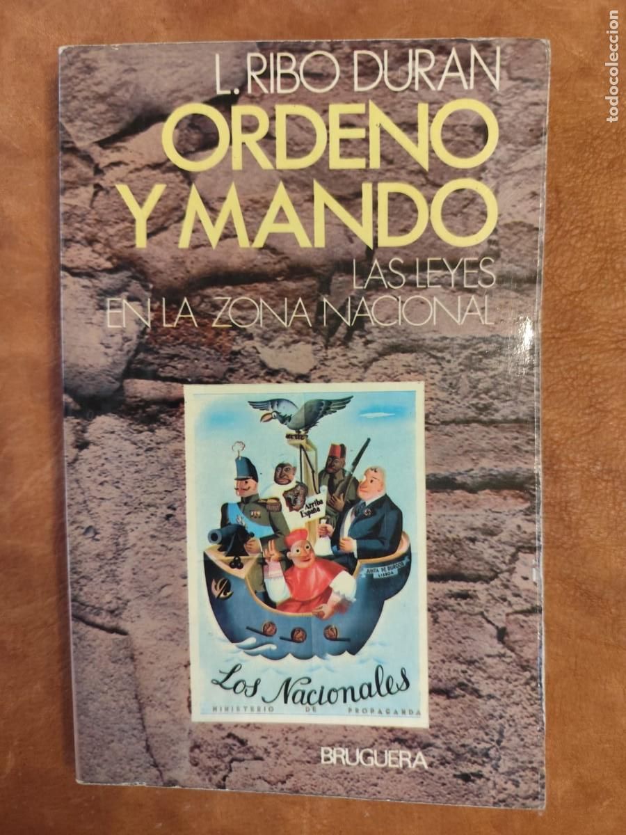 Gebrauchte B&uuml;cher: L. Ribo Dur&aacute;n. ORDENO Y MANDO. LAS LEYES EN LA ZONA NACIONAL.