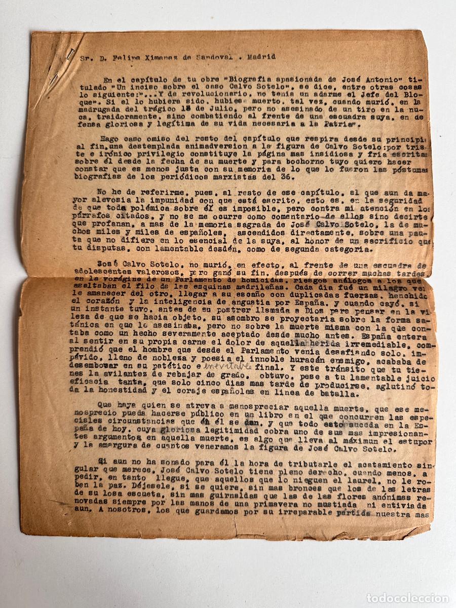 Libros de segunda mano: LIBRO DE JOSE ANTONIO PRIMO DE RIVERA, CON DOCUMENTOS - Foto 9