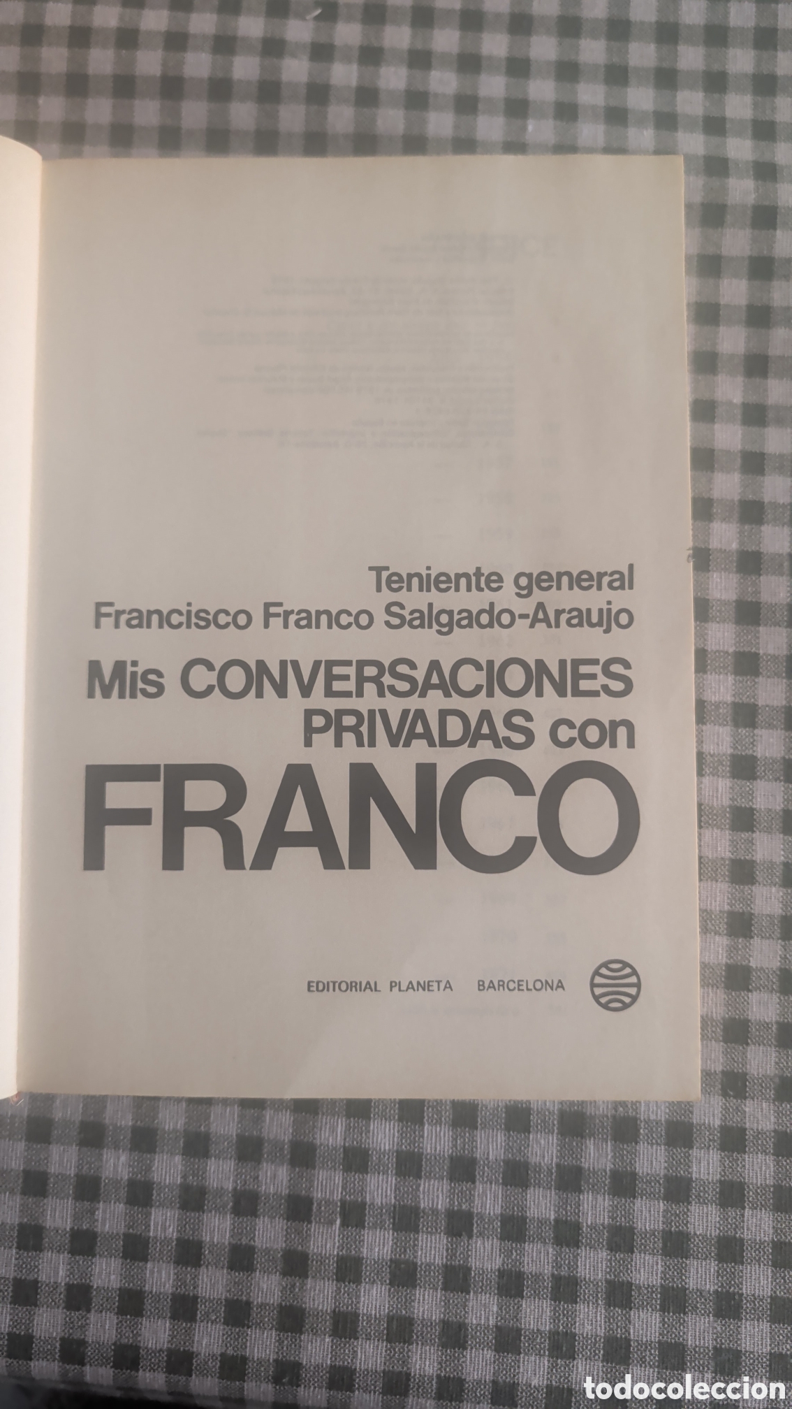 Libros de segunda mano: Mis conversaciones privadas con FRANCO - Foto 3