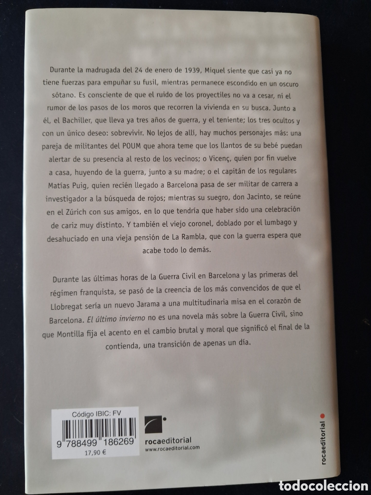 Libros de segunda mano: El &uacute;ltimo invierno raul montilla - Foto 2