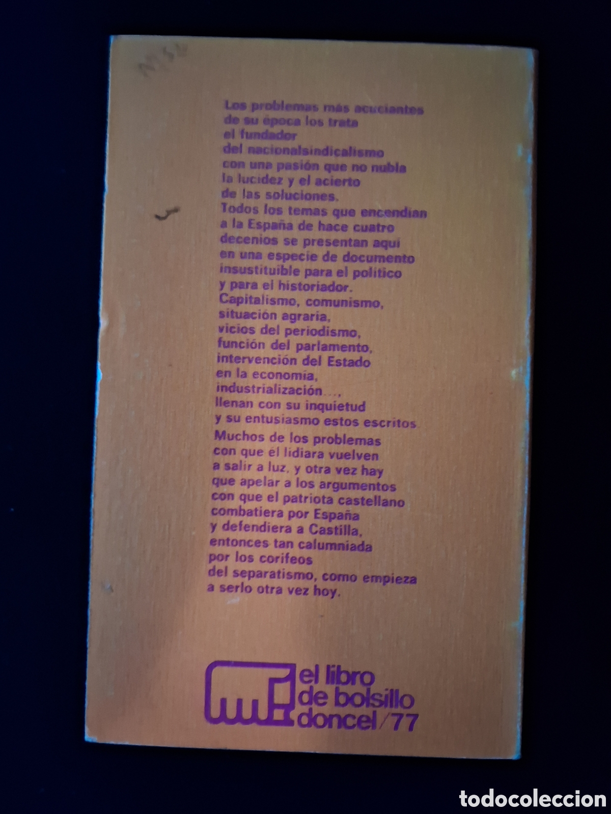 Libros de segunda mano: Onesimo redondo textos pol&iacute;ticos - Foto 2
