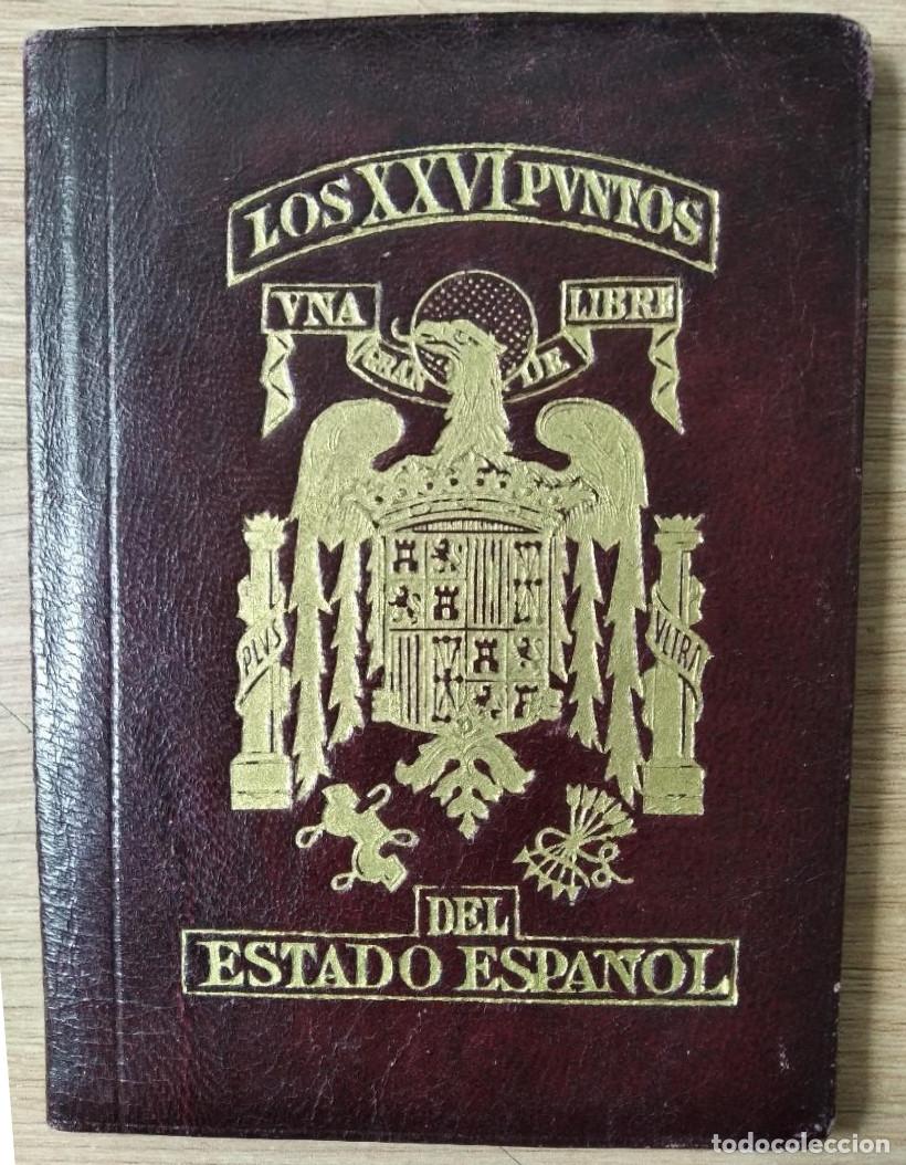 Second hand books: Los 26 puntos del Estado Espa&ntilde;ol,Fundacion Estado y Regimen Politico de Franco. Edici&oacute;n Lujo en Piel
