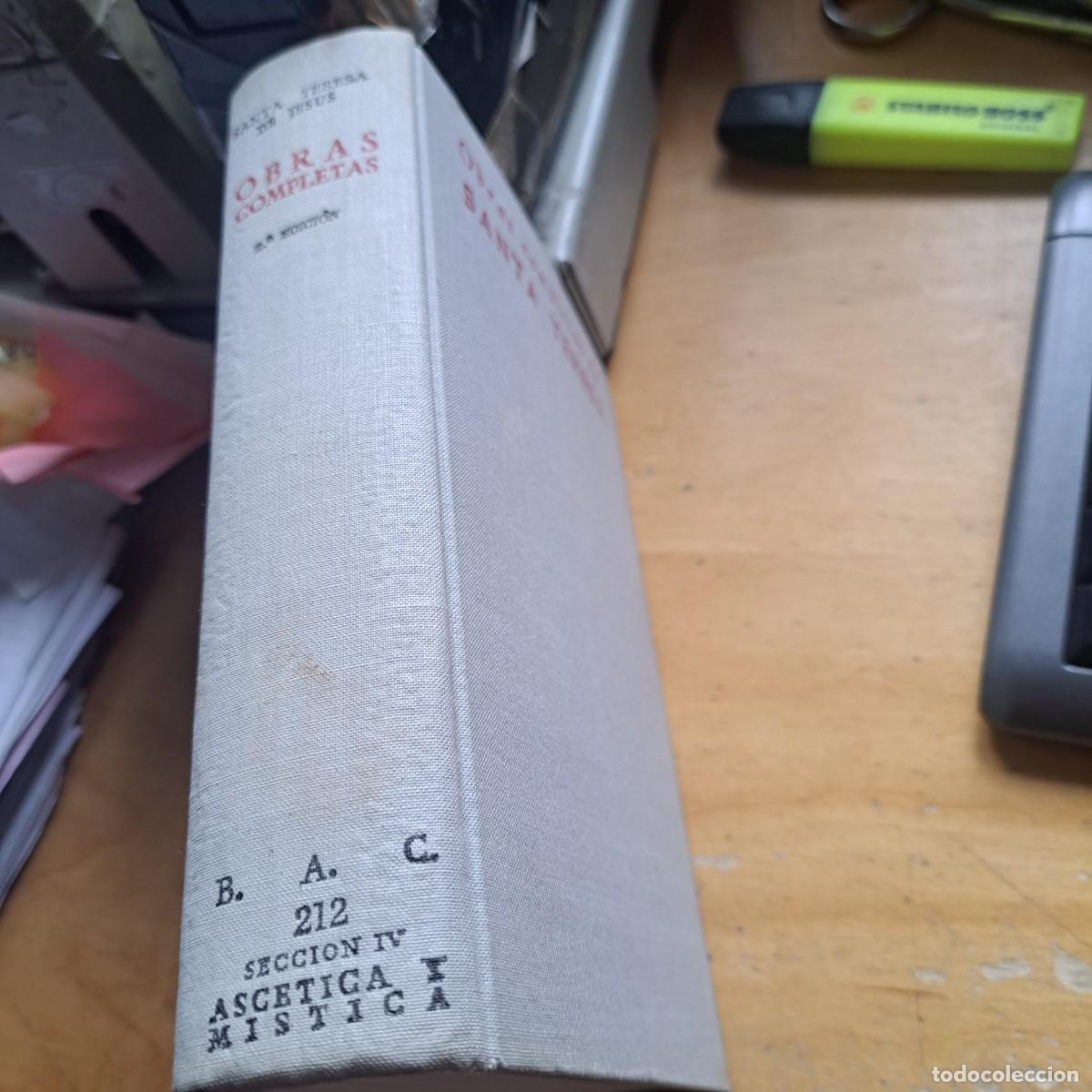 Second hand books: OBRAS COMPLETAS DE SANTA TERESA (edici&oacute;n manual) Santa Teresa de Jes&uacute;s Publicado BAC 1967
