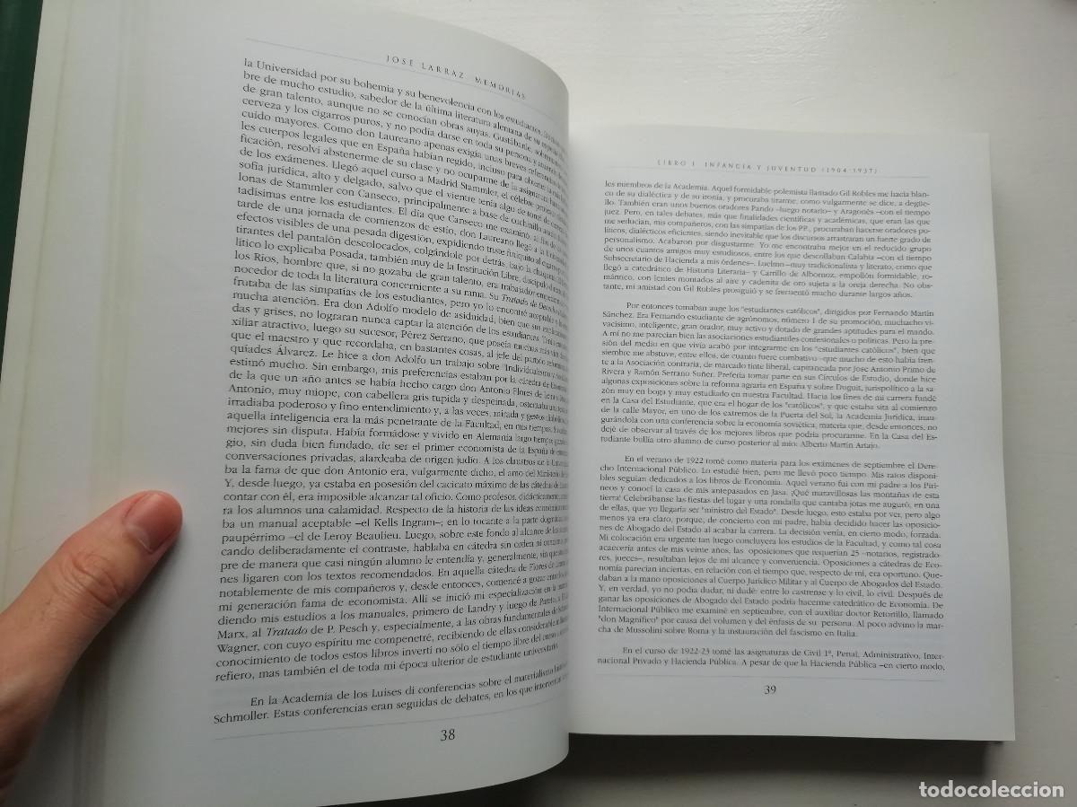 Libros de segunda mano: Memorias - Jos&eacute; Larraz - Foto 3