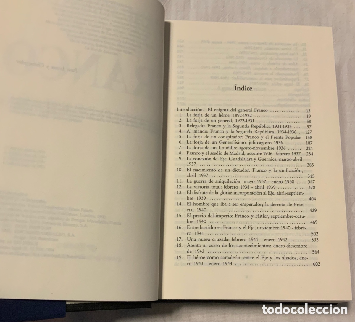 Libros de segunda mano: FRANCO, Caudillo de Espa&ntilde;a. Paul Preston. 1994 - Foto 3