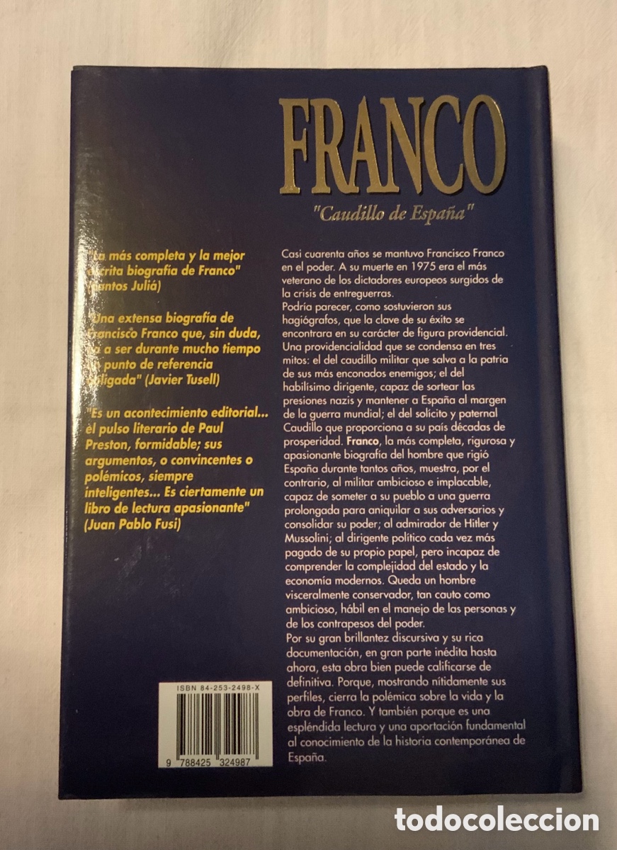 Libros de segunda mano: FRANCO, Caudillo de Espa&ntilde;a. Paul Preston. 1994 - Foto 7