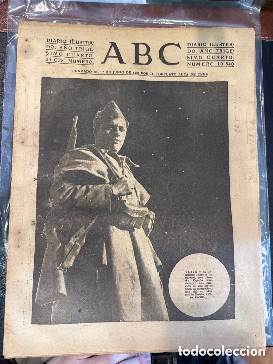 Livres d'occasion: ABC: Diario ilustrado. N&ordm; 10840. Sevilla, 26 de febrero de 1938