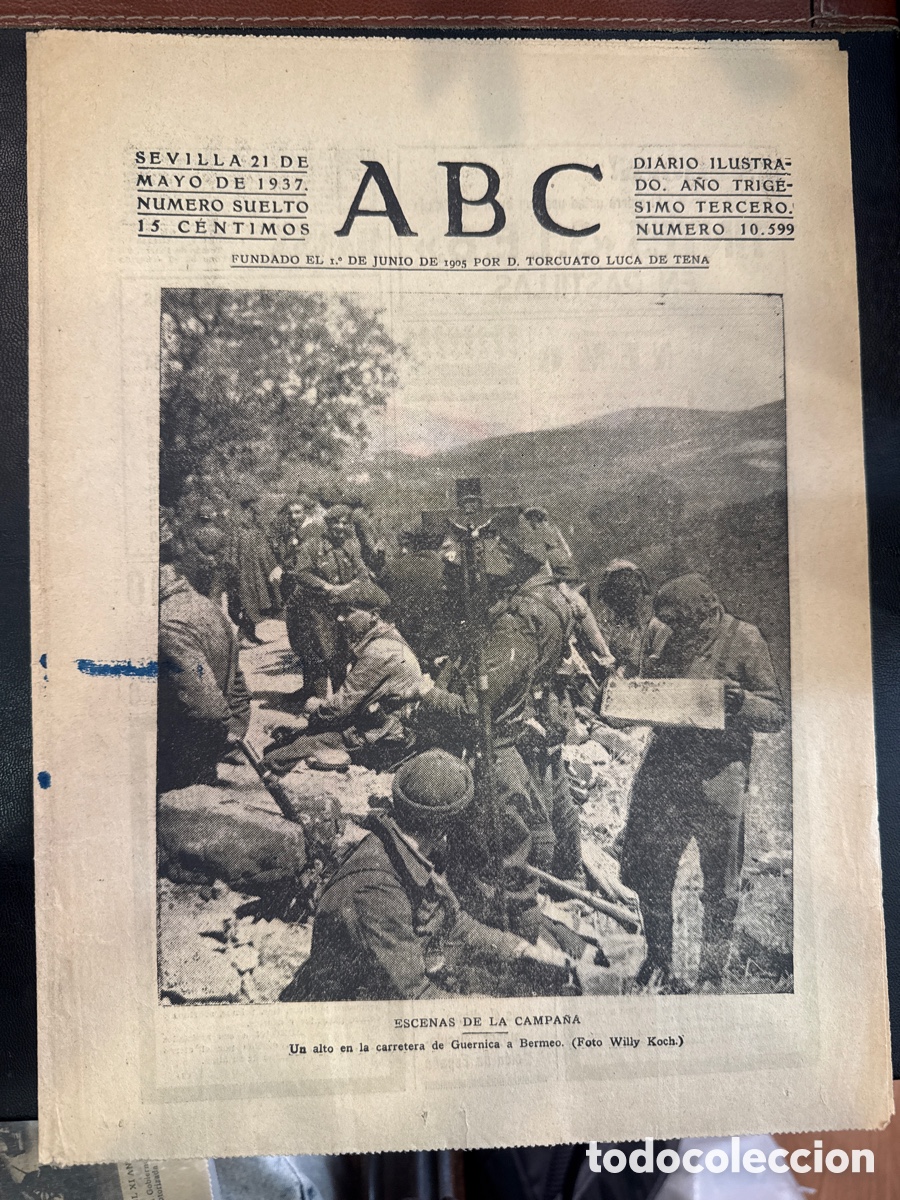 Libri di seconda mano: ABC: Diario ilustrado. N&ordm; 10599. Sevilla, 21 de mayo de 1937