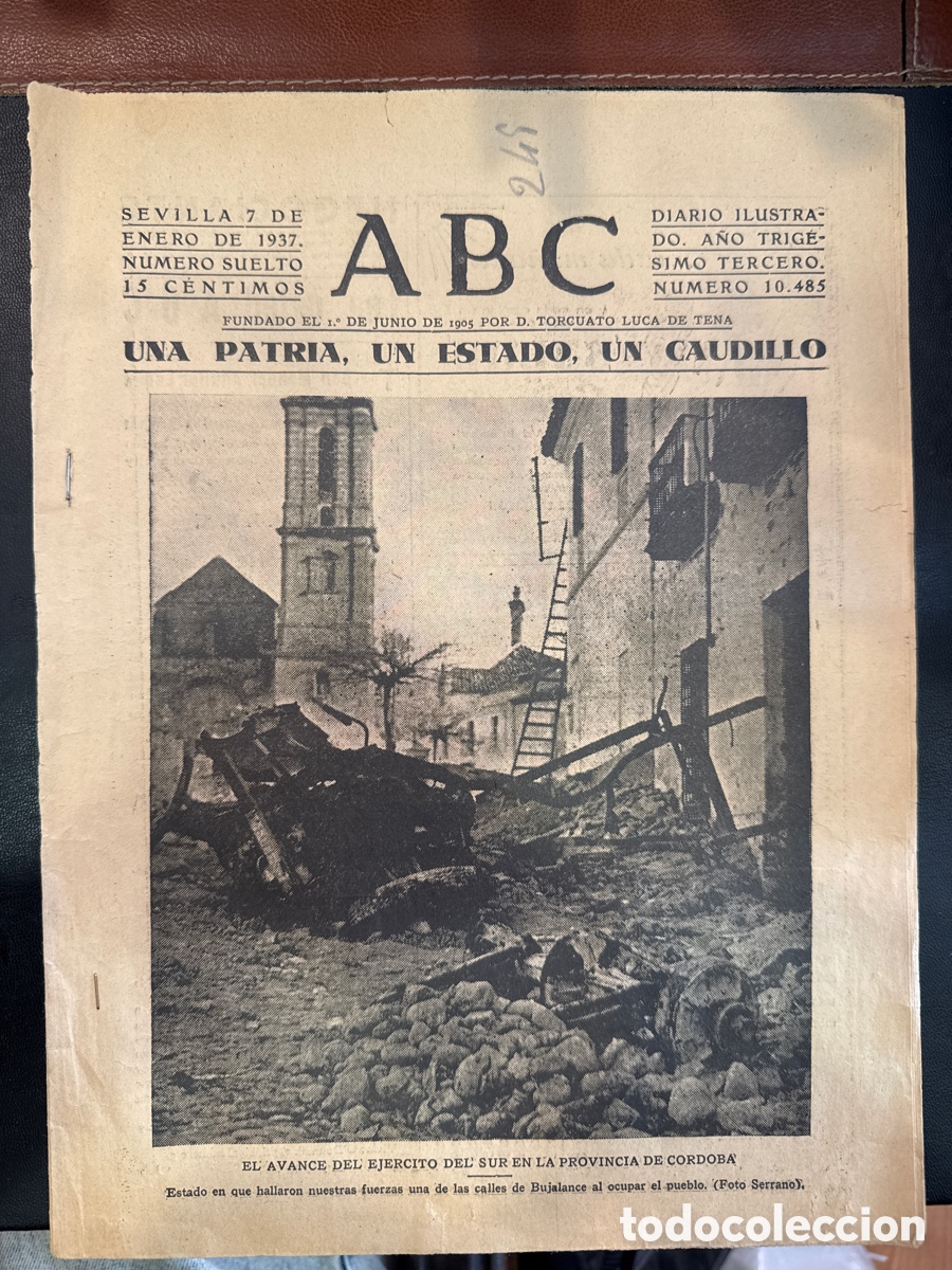Livres d'occasion: ABC: Diario ilustrado. N&ordm; 10485. Sevilla, 7 de enero de 1936