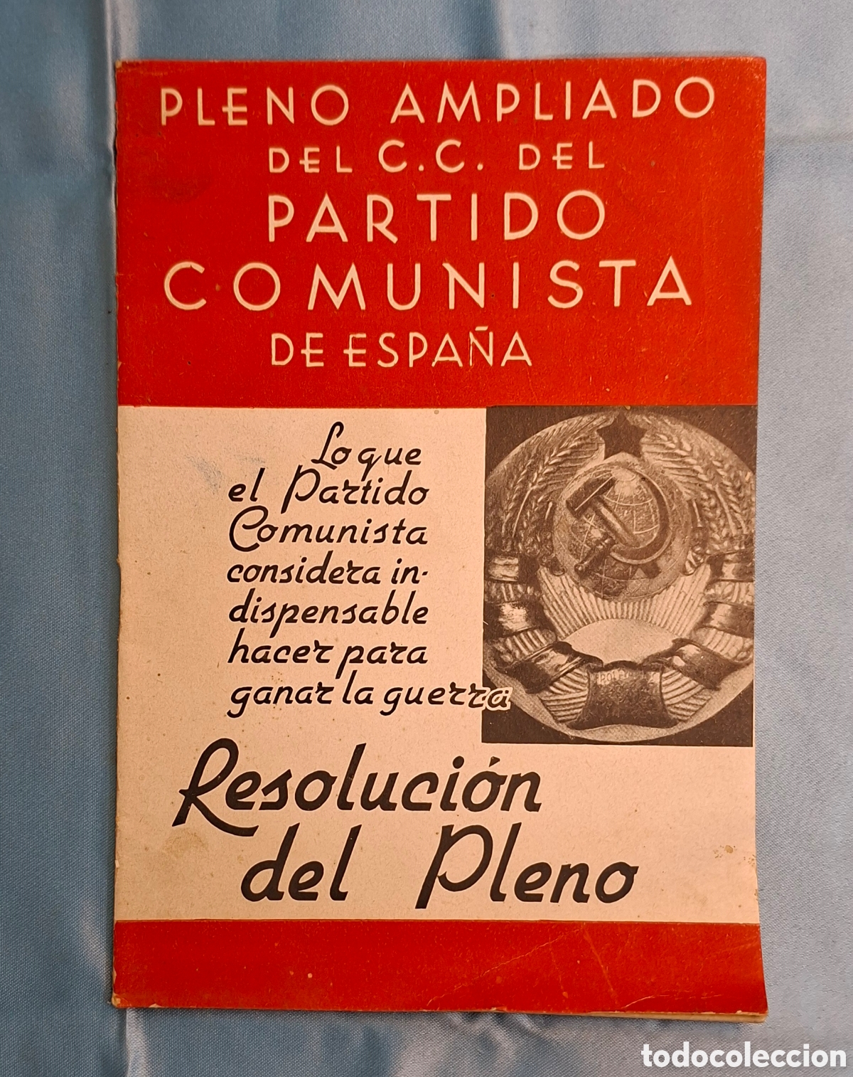 Libros de segunda mano: Pleno Ampliado Partido Comunista Espa&ntilde;a