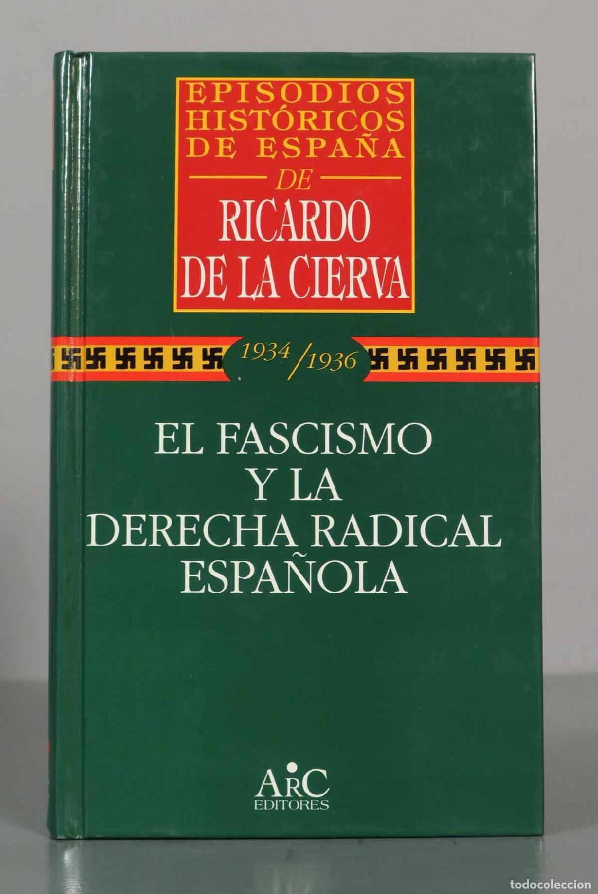 Libros de segunda mano: RICARDO DE LA CIERVA. 1934/1936 EL FASCISMO Y LA DERECHA RADICAL ESPA&Ntilde;OLA.